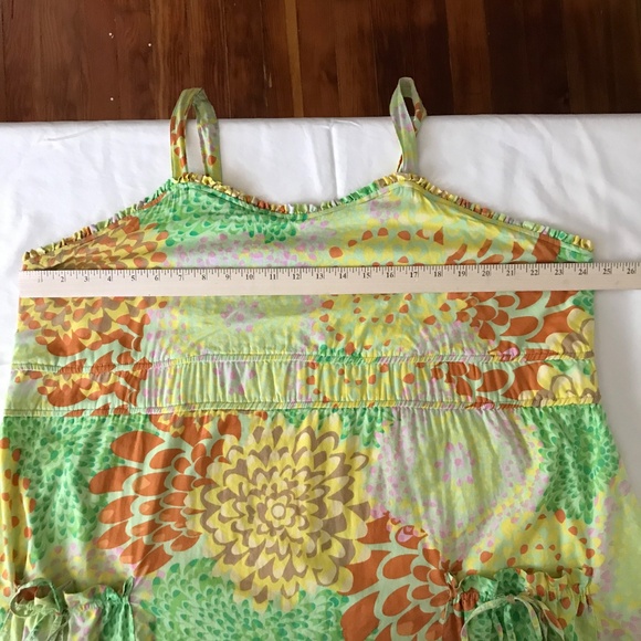 MllE GABRIELLE Floral Sundress Cotton Midi Dress Women’s Plus Size 3X Fit 2X - Picture 11 of 16